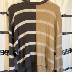 Long Sleeve block coloring wishlist sweater